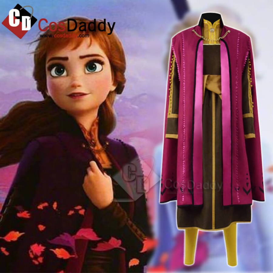 Anna Cosplay Costume Dress for Adults Frozen good 2